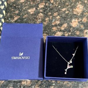 Swarovski 5443012 No Regrets Cocktail Rhodium Pendant Necklace